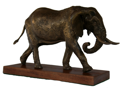 ele bull bronze